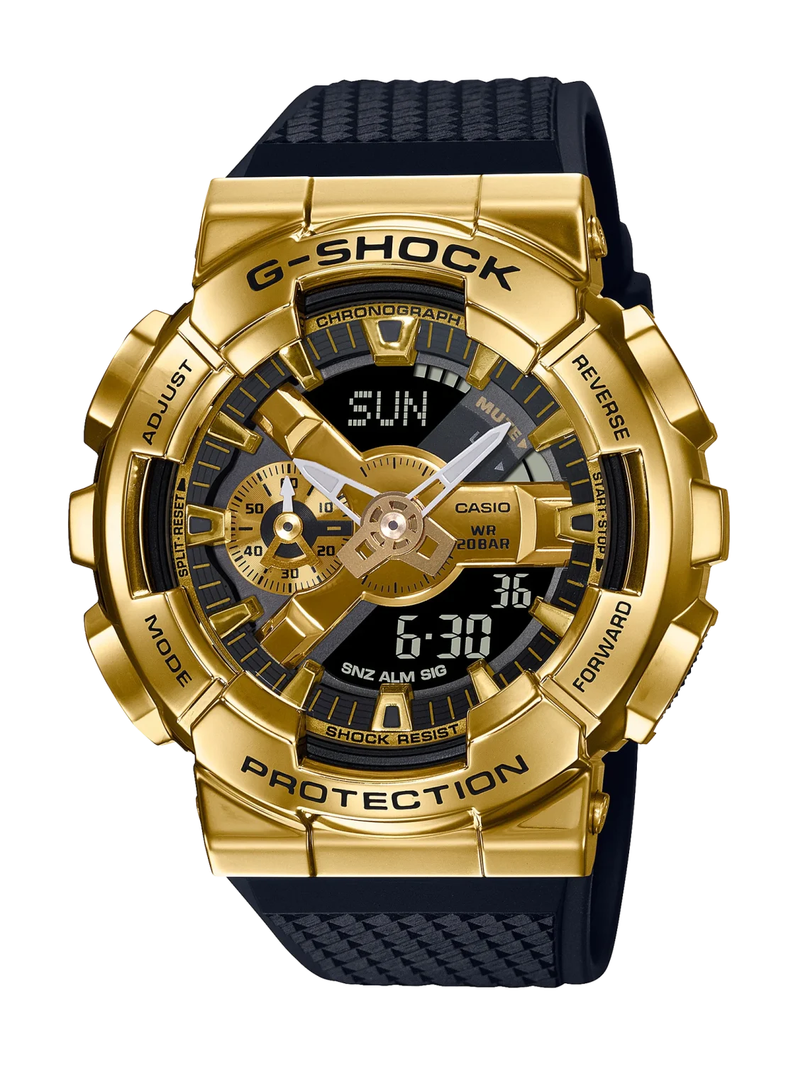 Casio G-Shock Duo Gold Metal Bezel Watch - GM110G-1A9
