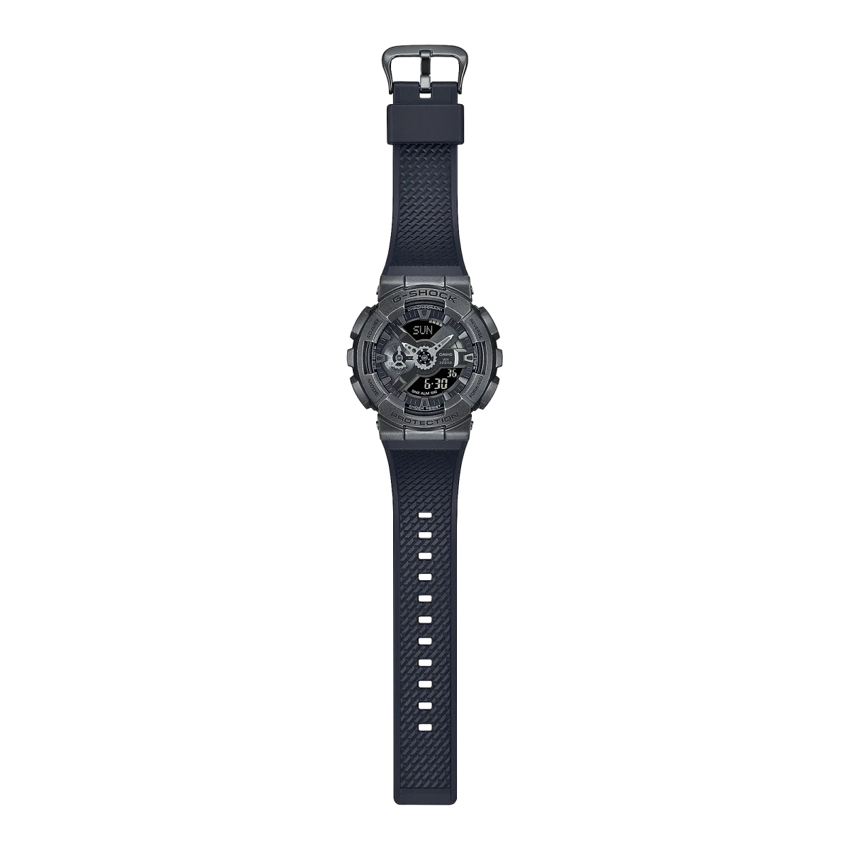 Casio G-Shock Duo Steampunk Black-Aged Bezel Resin Band - GM110VB-1A