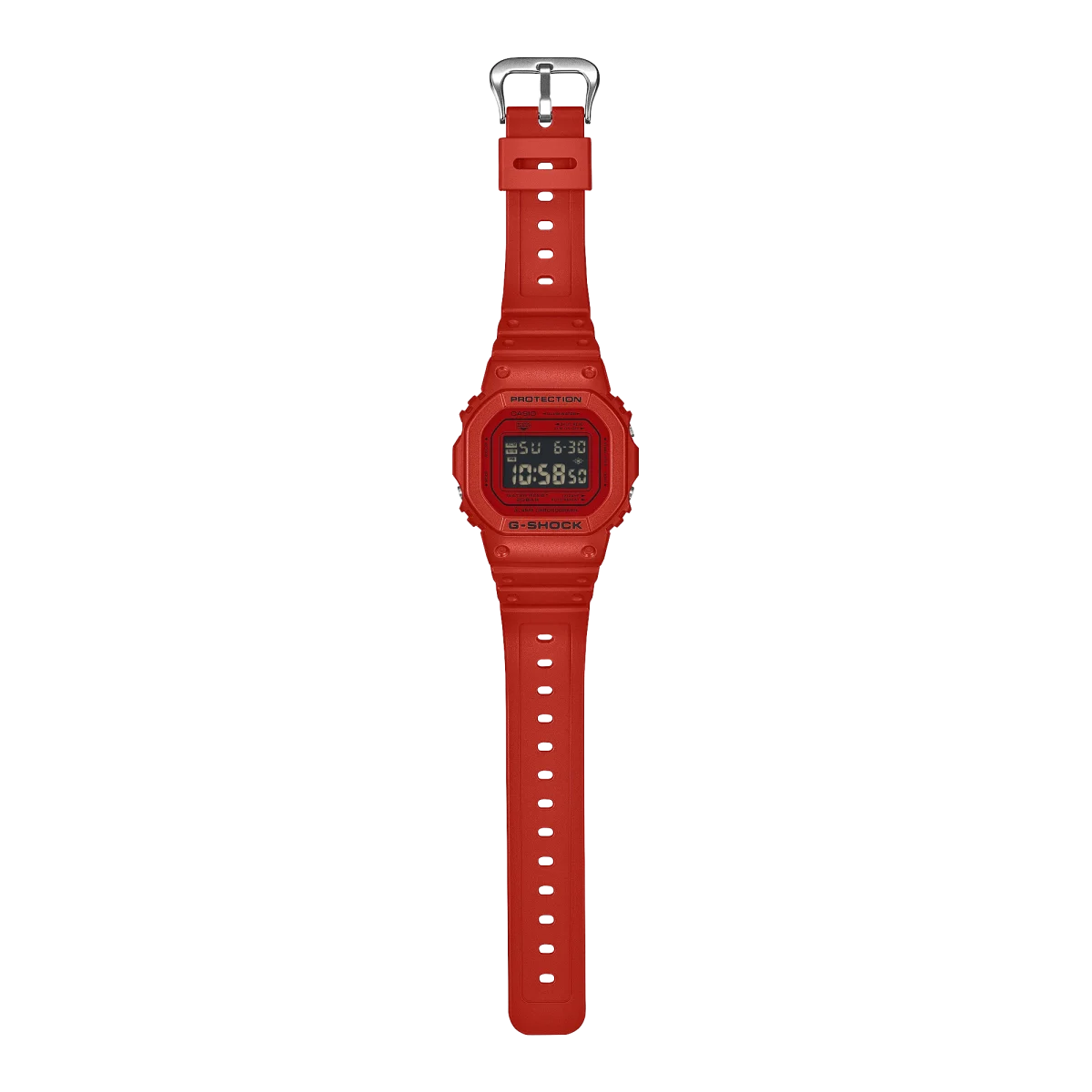 CASIO G-SHOCK DW-5600RRB-4D Red Resin Digital Watch