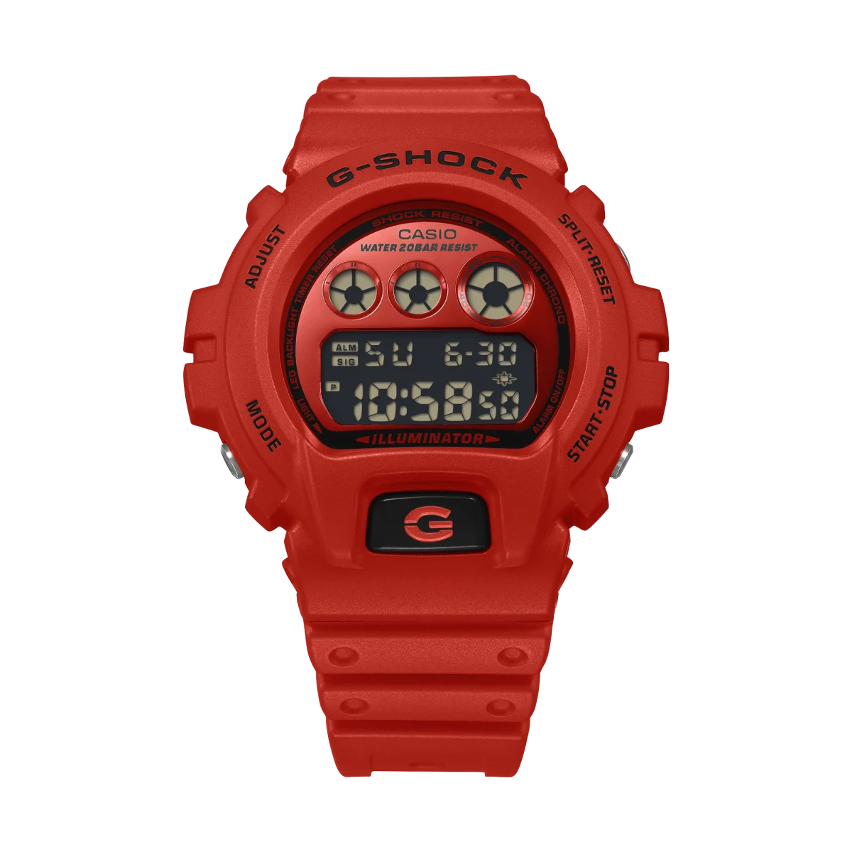 CASIO G-SHOCK DW-6900RRB-4D Red Resin Digital Watch
