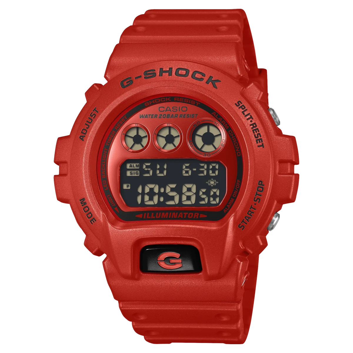 CASIO G-SHOCK DW-6900RRB-4D Red Resin Digital Watch
