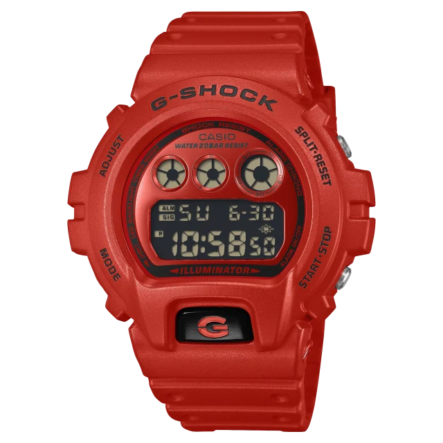 CASIO G-SHOCK DW-6900RRB-4D Red Resin Digital Watch