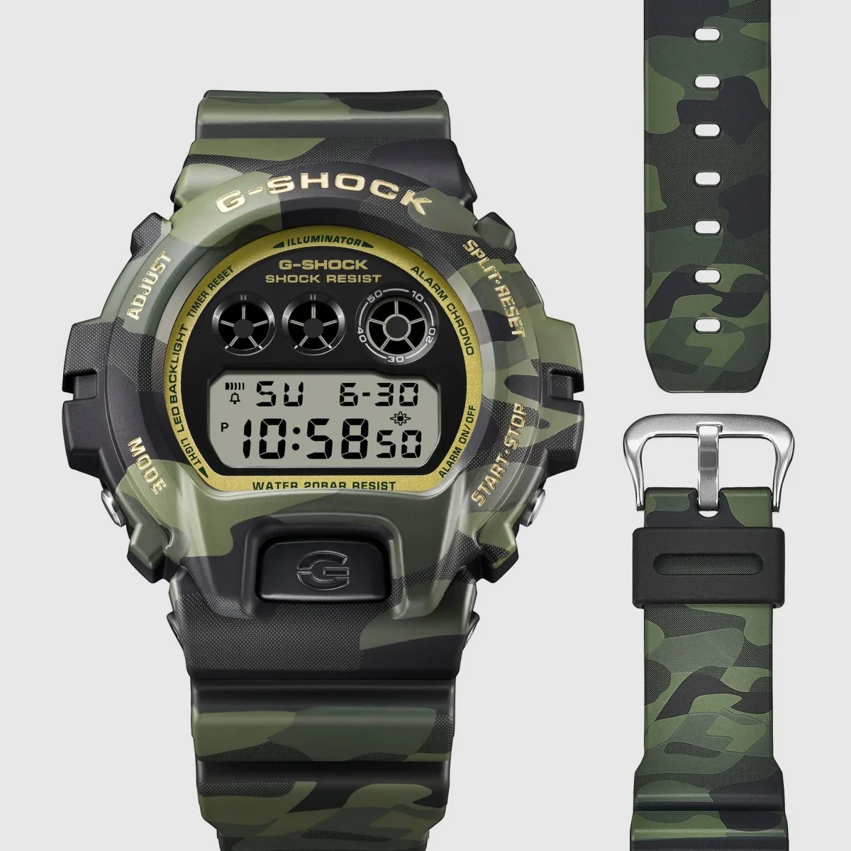 Casio G-Shock DW6900CMG-3D Digital Men's Watch – Shock Resistant | 200M Water Resistant