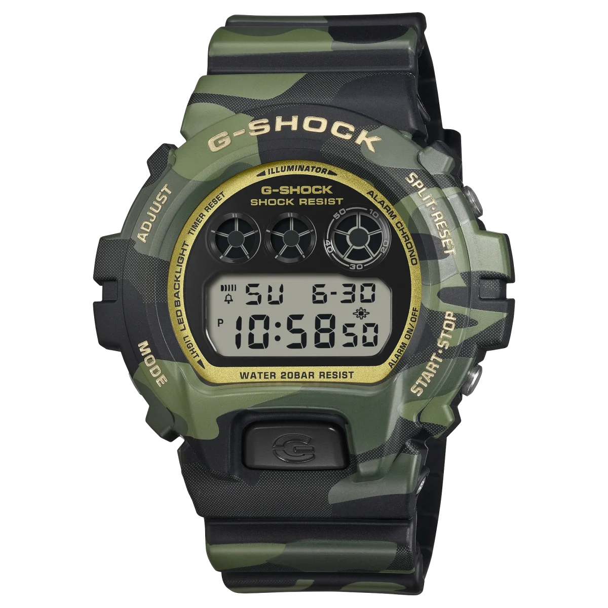 Casio G-Shock DW6900CMG-3D Digital Men's Watch – Shock Resistant | 200M Water Resistant