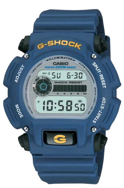 CASIO G-SHOCK DW9052-2VDR – Tough Digital Sports Watch, 200 M Water Resistant, Shock-Resistant Resin Case, Blue