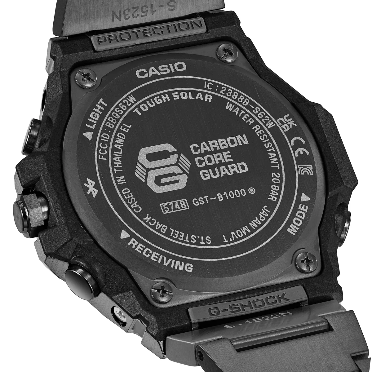 Casio G-SHOCK G-STEEL GSTB1000BD-1A Bluetooth Tough Solar Men's Watch