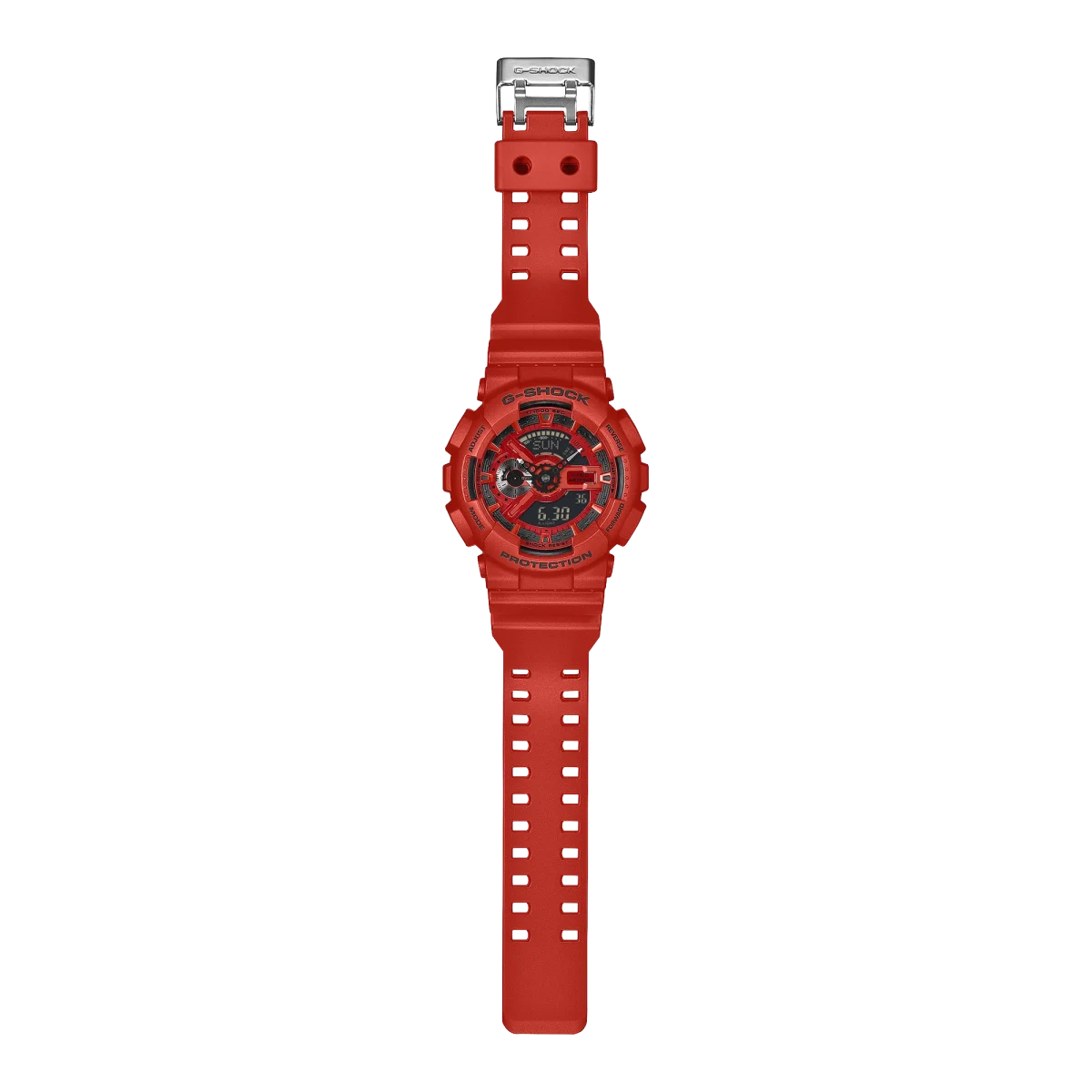 CASIO G-SHOCK GA-110RRB-4ADR Red Resin Analog-Digital Watch