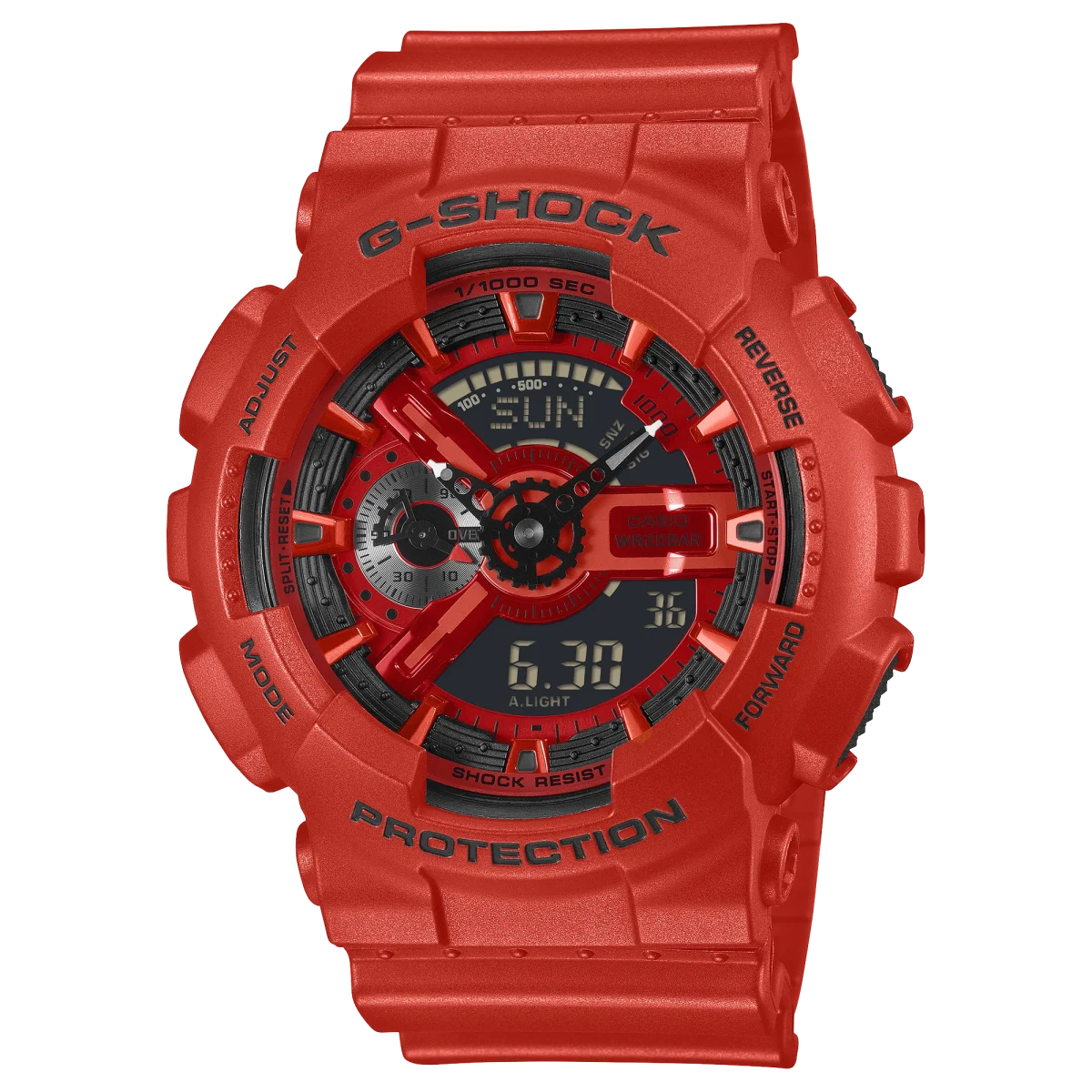 CASIO G-SHOCK GA-110RRB-4ADR Red Resin Analog-Digital Watch
