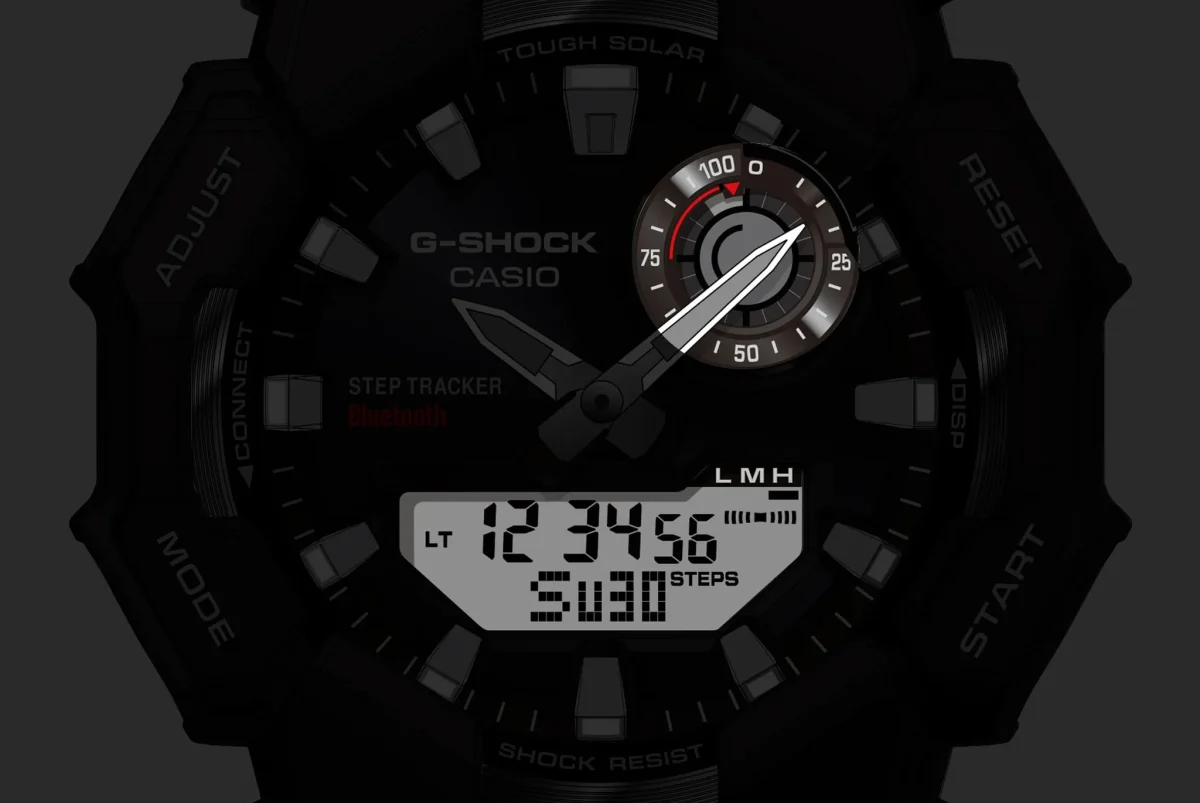 CASIO G‑SHOCK GA‑B010‑1A1DR Tough Solar Bluetooth Step‑Tracker Watch — Black