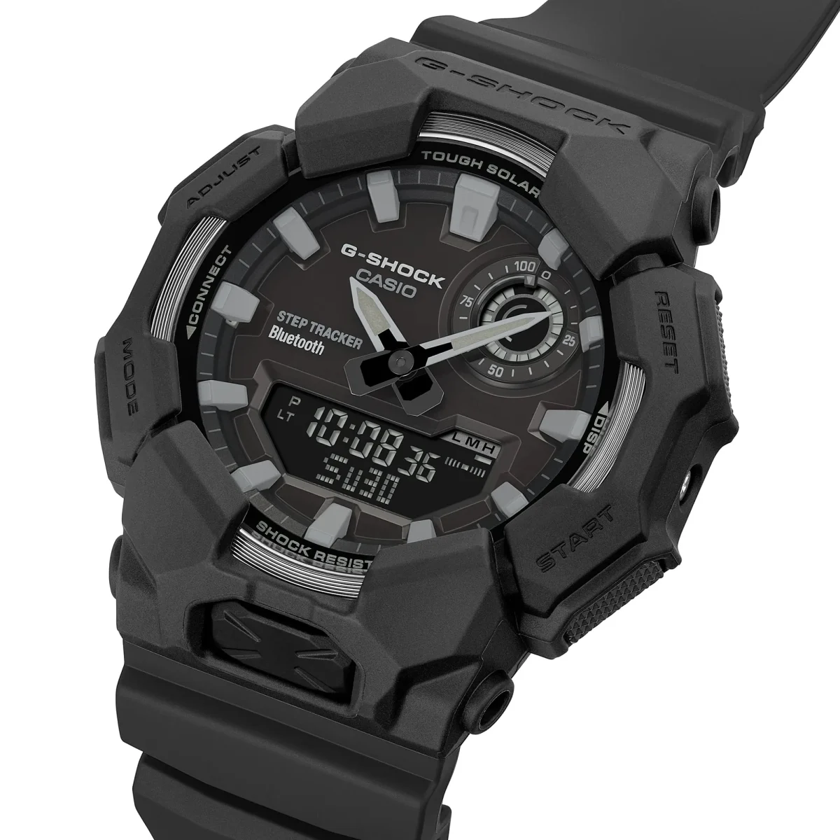 CASIO G‑SHOCK GA‑B010‑1A1DR Tough Solar Bluetooth Step‑Tracker Watch — Black