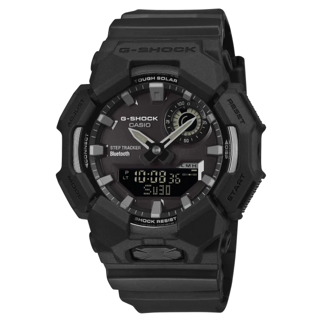 CASIO G‑SHOCK GA‑B010‑1A1DR Tough Solar Bluetooth Step‑Tracker Watch — Black
