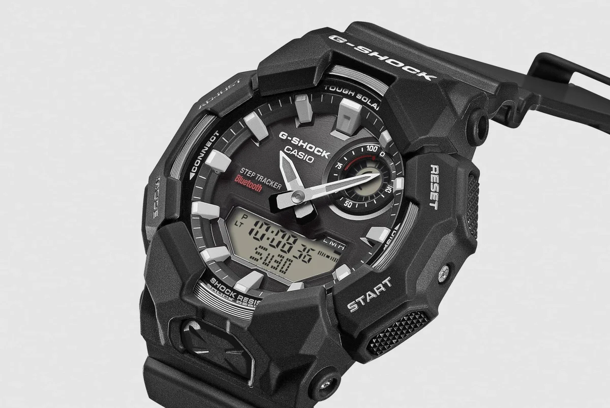 CASIO G‑SHOCK GA‑B010‑1ADR Tough Solar Bluetooth Step‑Tracker Watch — Black