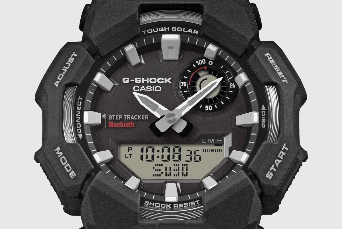 CASIO G‑SHOCK GA‑B010‑1ADR Tough Solar Bluetooth Step‑Tracker Watch — Black