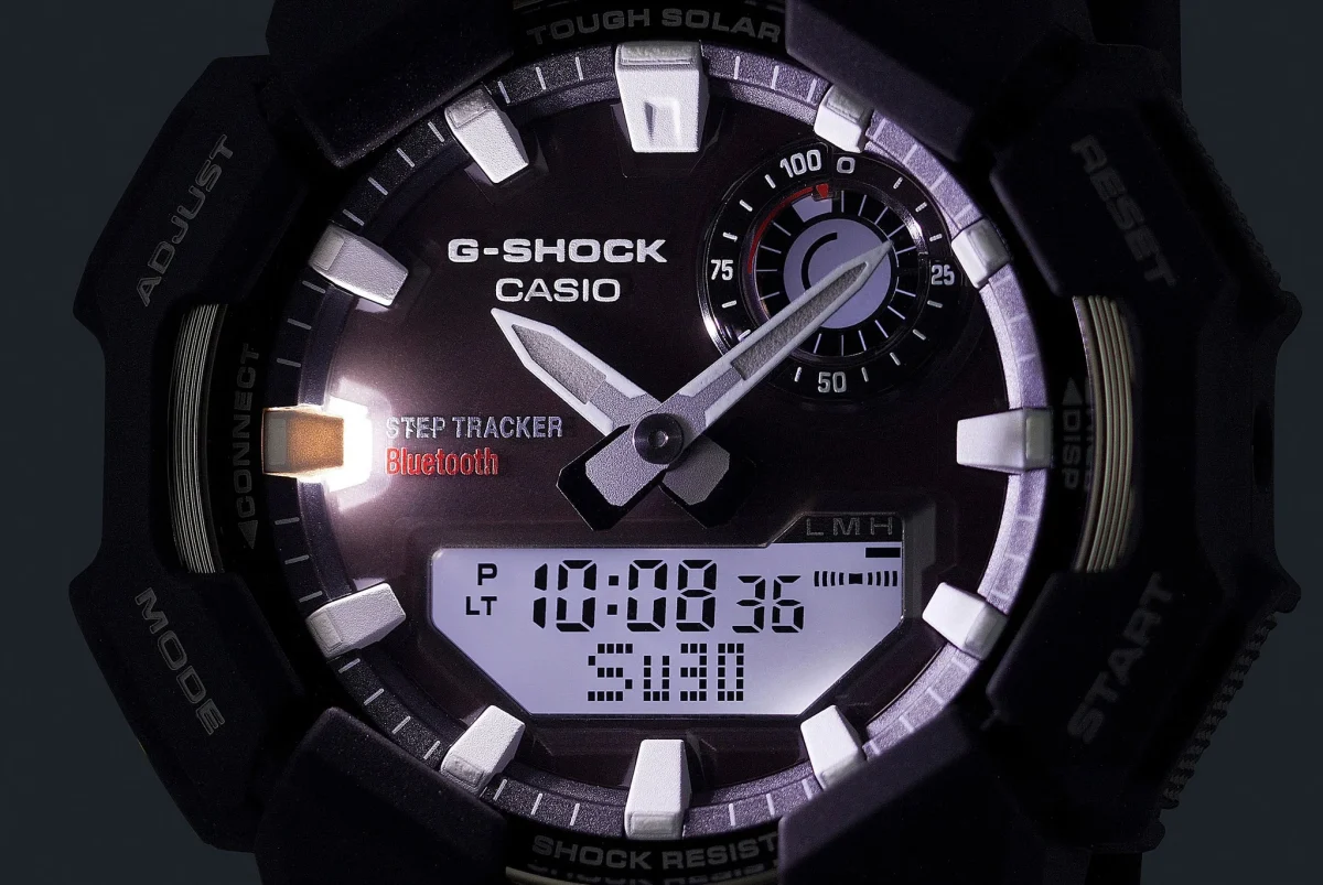 CASIO G‑SHOCK GA‑B010‑1ADR Tough Solar Bluetooth Step‑Tracker Watch — Black