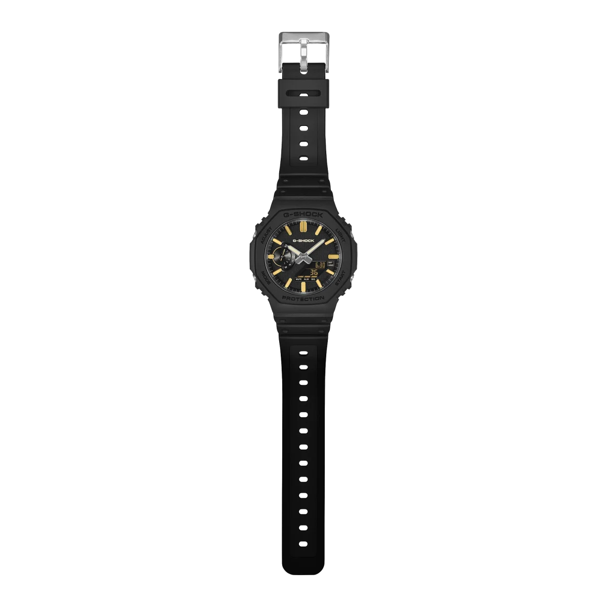 Casio G-Shock GA2100LXB-1A9 Carbon Core Guard Black & Gold Watch