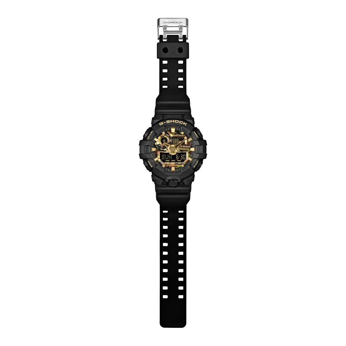 Casio G-Shock GA700CF-1A Bold Camo Black & Gold Men's Watch