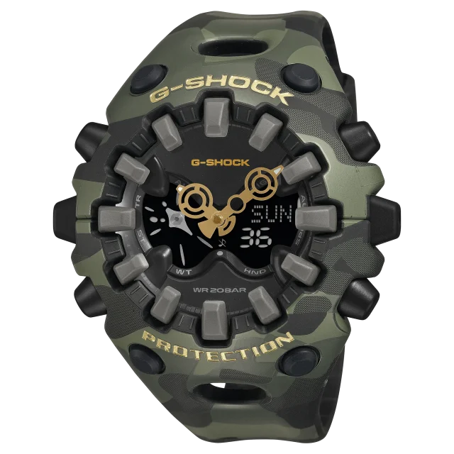 Casio G-Shock GAV01CMG-3A Analogue-Digital Green Resin Men's Watch
