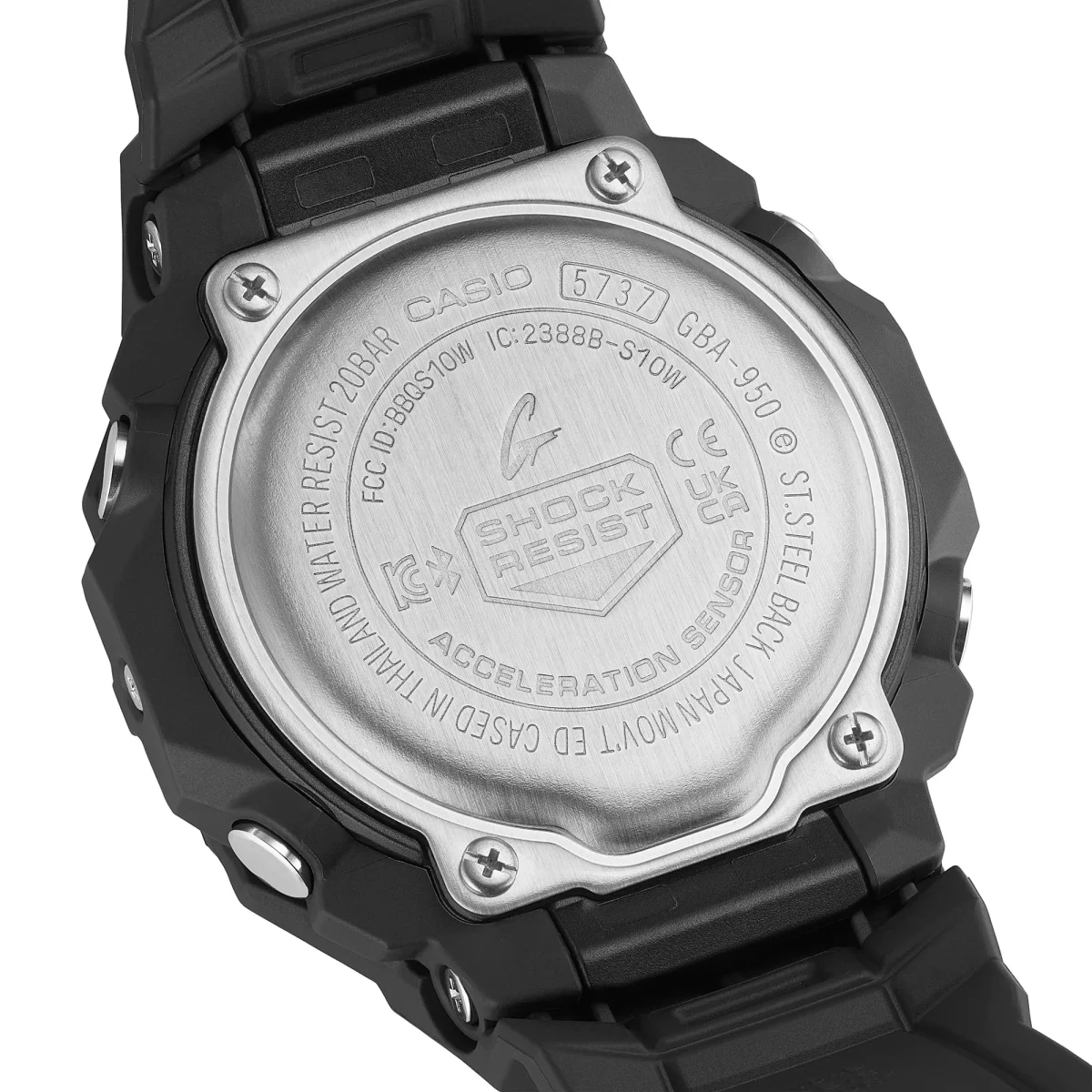 Casio G-Shock GBA950-1A G-SQUAD Bluetooth Sports Watch – Black