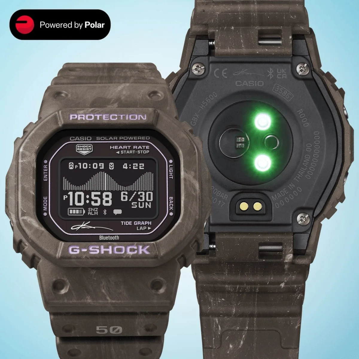 Casio G-Shock GBXH5600KI-5D KI Collaboration G-LIDE Heart Rate Sports Watch