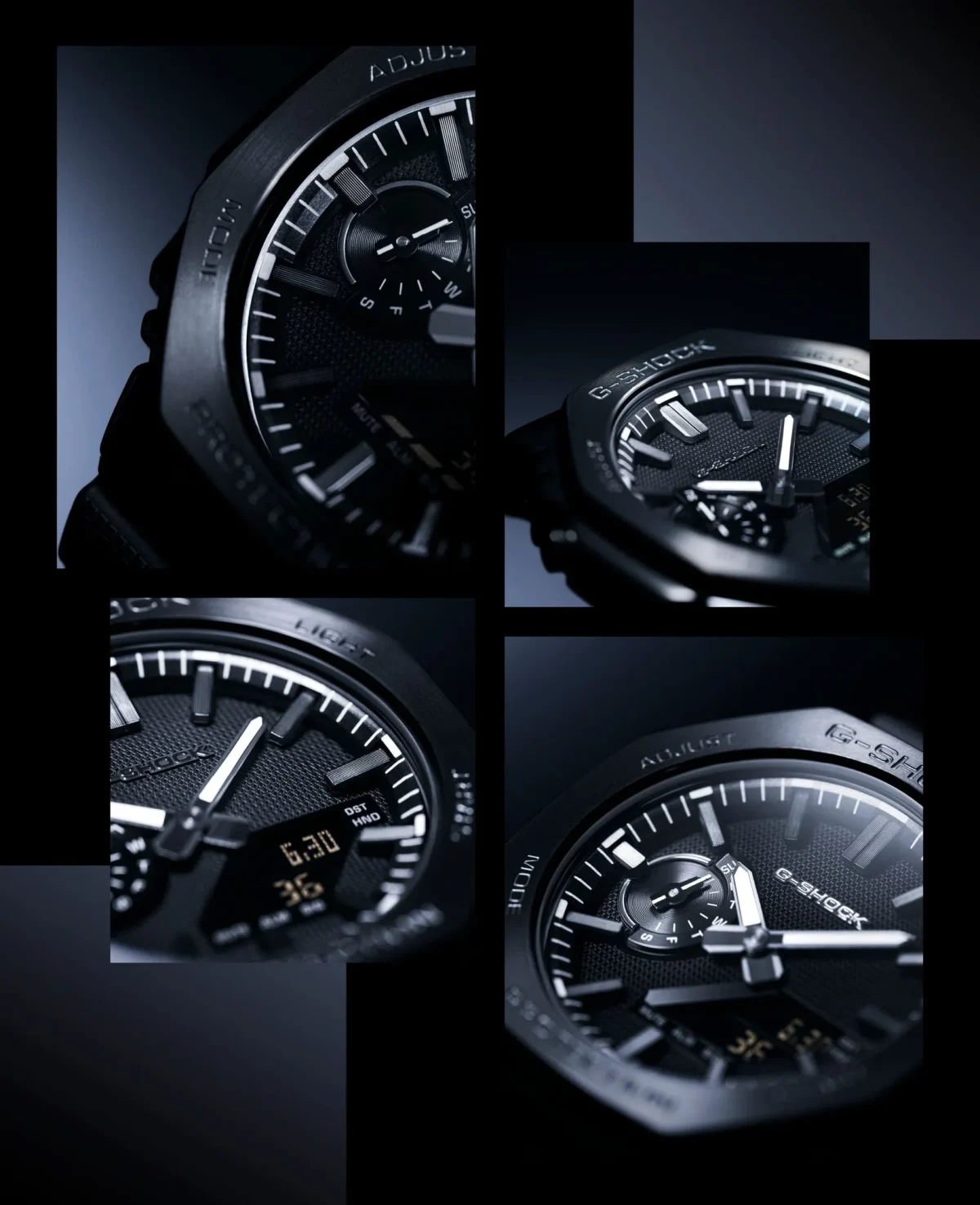 Casio G-Shock GM2100LXB-1A Luxe Black Metal Bezel Men's Watch