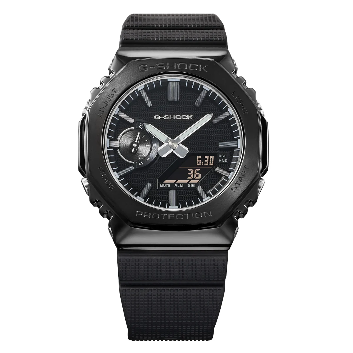 Casio G-Shock GM2100LXB-1A Luxe Black Metal Bezel Men's Watch