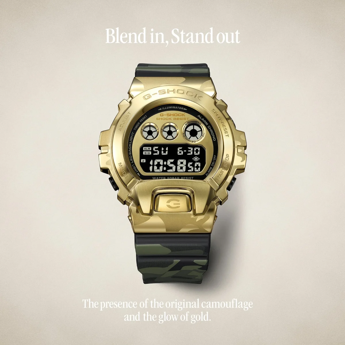 Casio G-Shock GM6900CMG-3D Limited Edition Metal Bezel Digital Watch