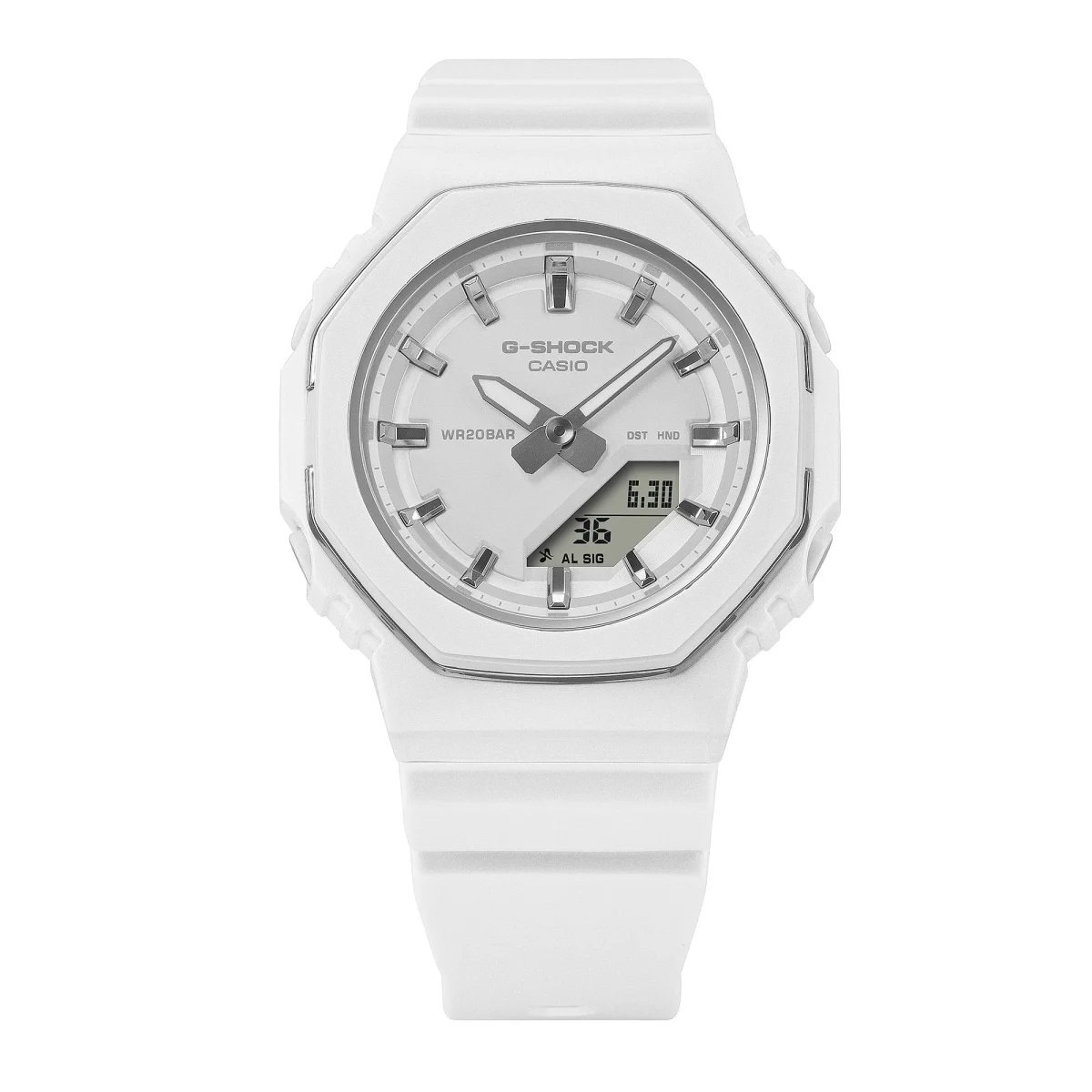 Casio G-Shock GMA-P2110-7A Women's White Bio-Based Resin Analog-Digital Watch