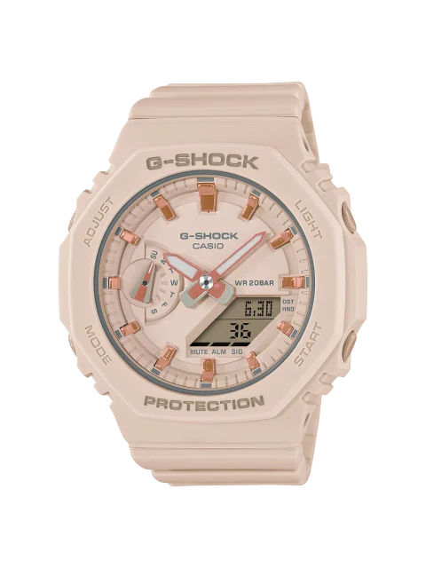 Casio G-Shock GMA-S2100-4A Women's Analog-Digital Pink Resin Watch