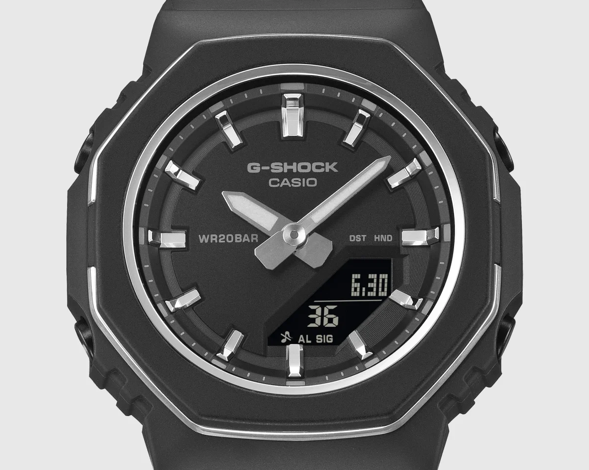 Casio G-Shock GMAP2110-1A Women's Analog-Digital Black Bio-Based Resin Watch – 200M Water Resistant