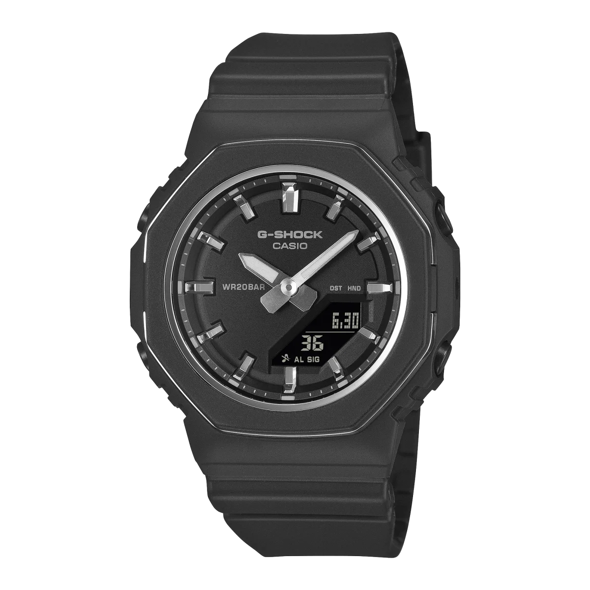 Casio G-Shock GMAP2110-1A Women's Analog-Digital Black Bio-Based Resin Watch – 200M Water Resistant