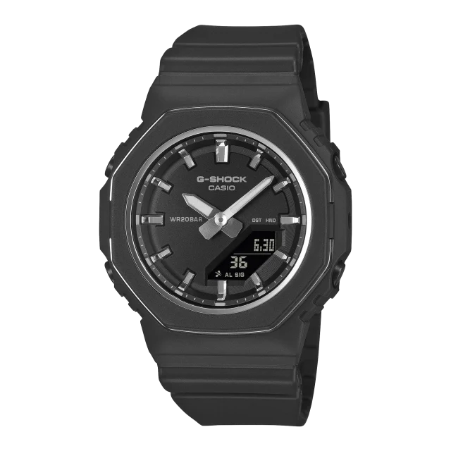 Casio G-Shock GMAP2110-1A Women's Analog-Digital Black Bio-Based Resin Watch – 200M Water Resistant