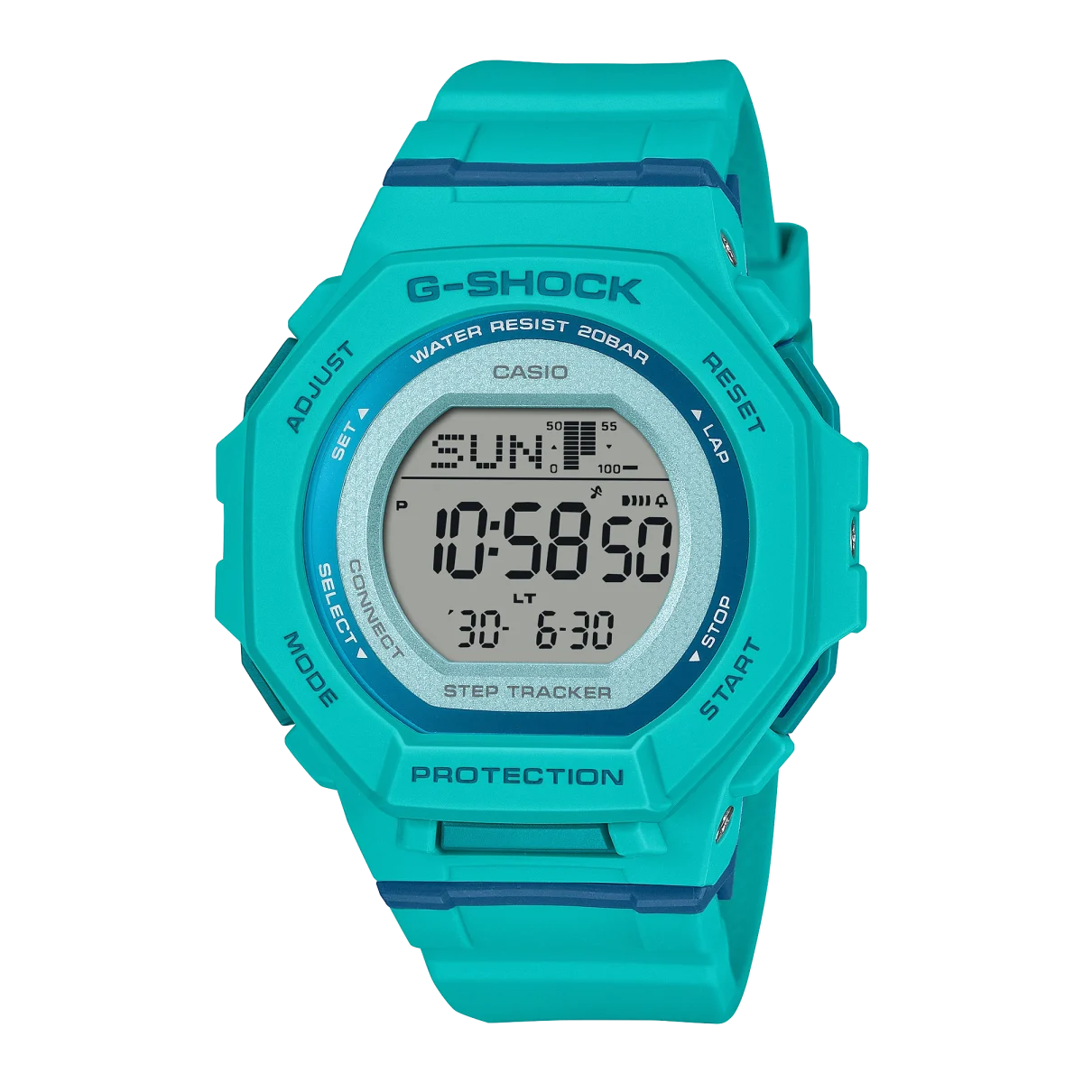 Casio G-Shock GMDB300SC-2DR “G-Squad” Women’s / Unisex Step-Tracker Smart Watch – Bio-Resin, Bluetooth & 200 m Water Resistance