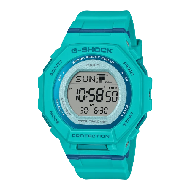 Casio G-Shock GMDB300SC-2DR “G-Squad” Women’s / Unisex Step-Tracker Smart Watch – Bio-Resin, Bluetooth & 200 m Water Resistance