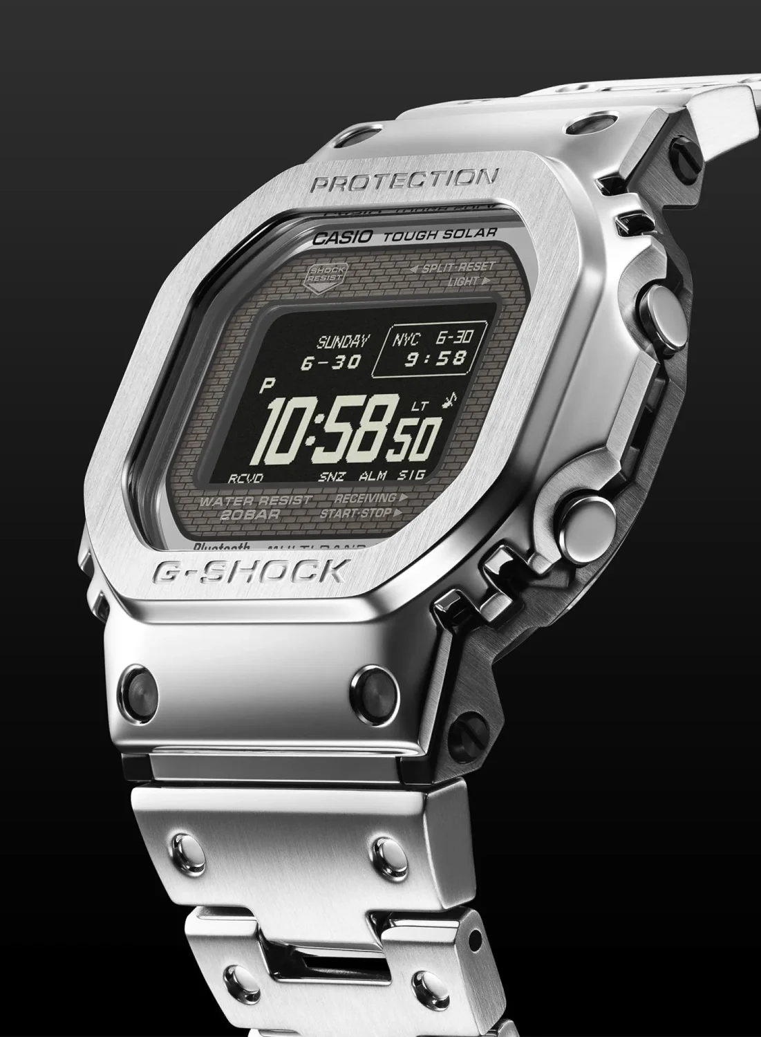 CASIO G-SHOCK GMW-BZ5000D-1DR Full Metal Tough Solar Bluetooth Watch