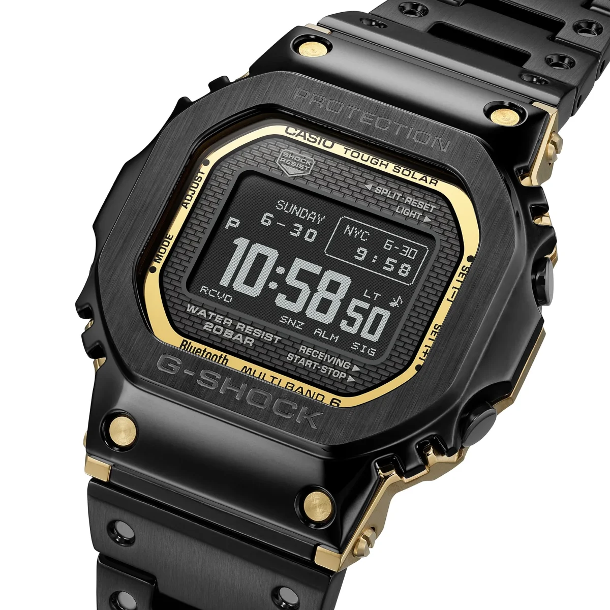 CASIO G-SHOCK GMW-BZ5000D-1DR Full Metal Tough Solar Bluetooth Watch