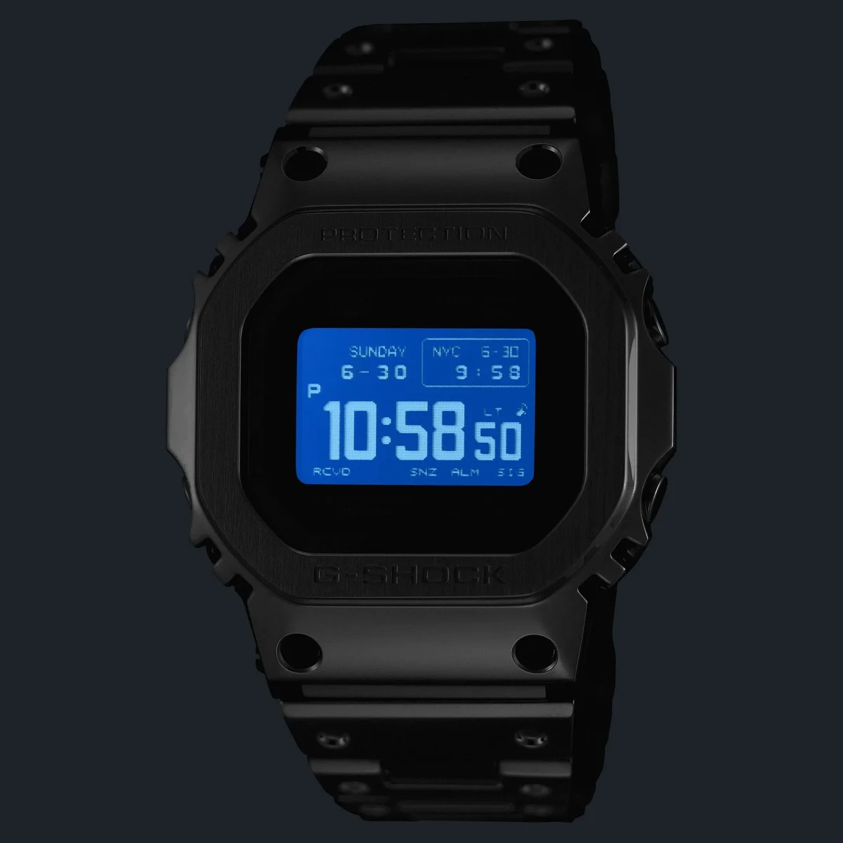 CASIO G-SHOCK GMW-BZ5000D-1DR Full Metal Tough Solar Bluetooth Watch