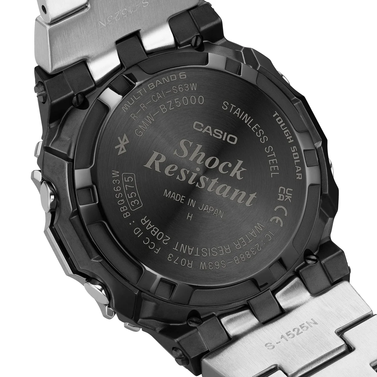 CASIO G-SHOCK GMW-BZ5000D-1DR Full Metal Tough Solar Bluetooth Watch