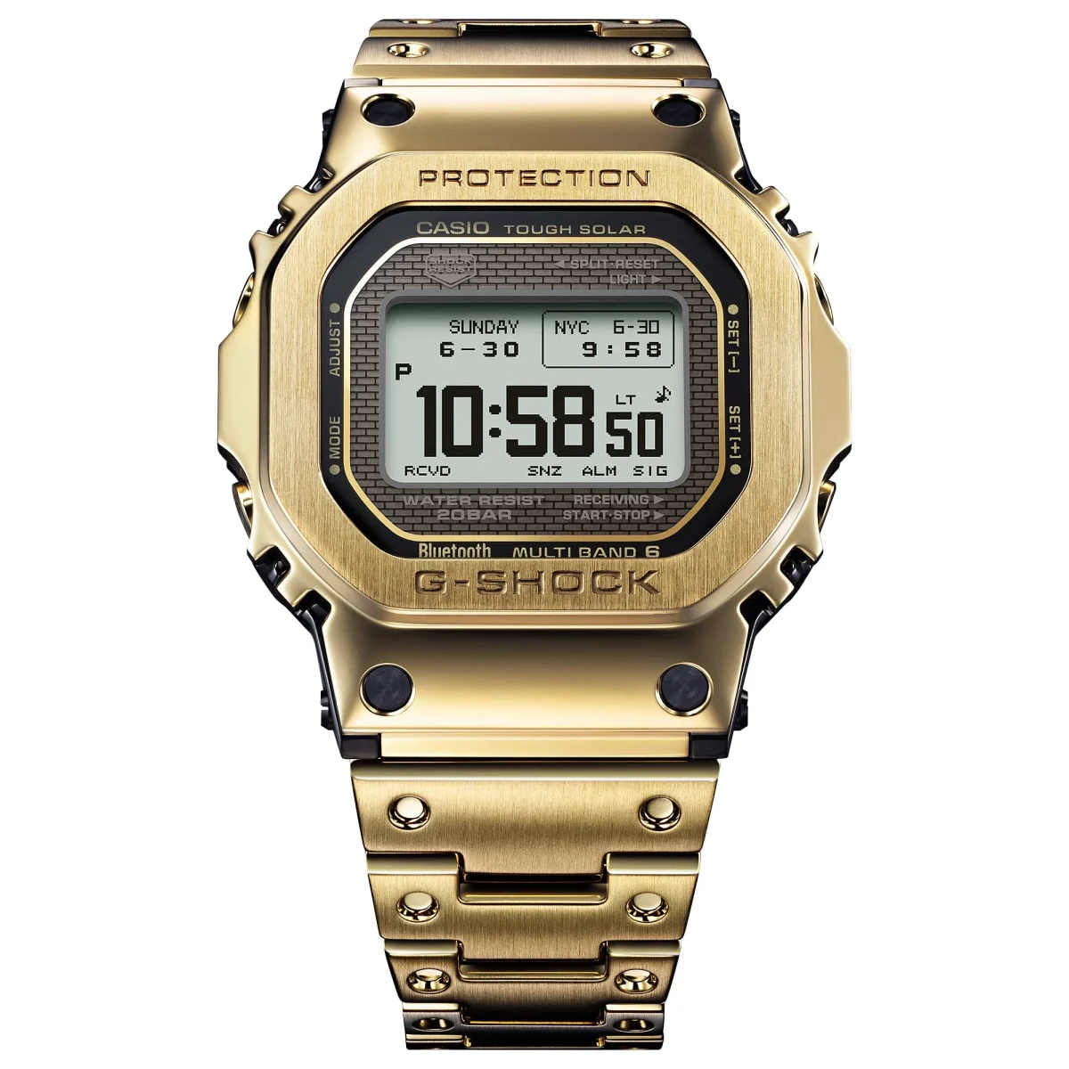 CASIO G-SHOCK GMW-BZ5000GD-9DR Full Metal Gold Tough Solar Bluetooth Watch