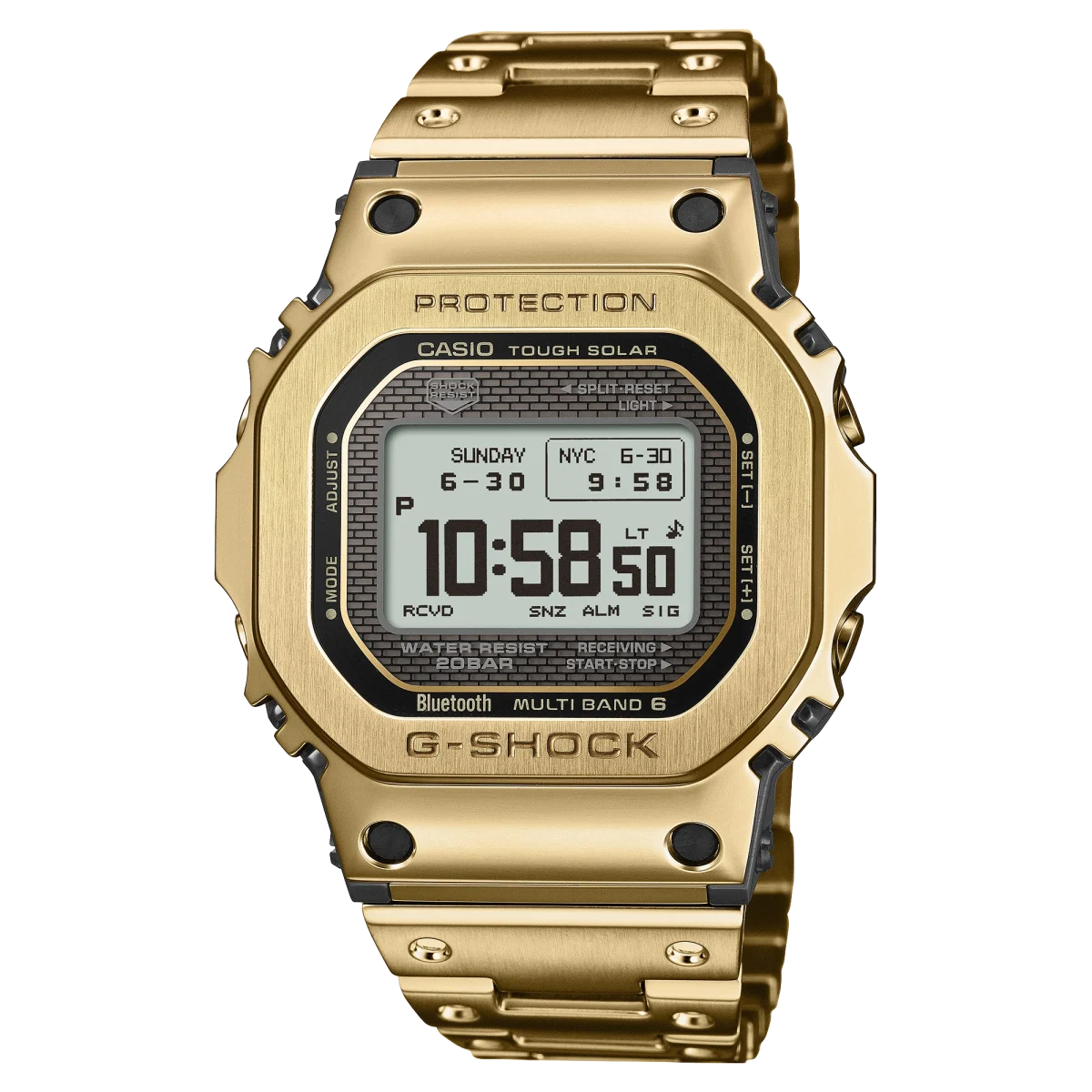 CASIO G-SHOCK GMW-BZ5000GD-9DR Full Metal Gold Tough Solar Bluetooth Watch