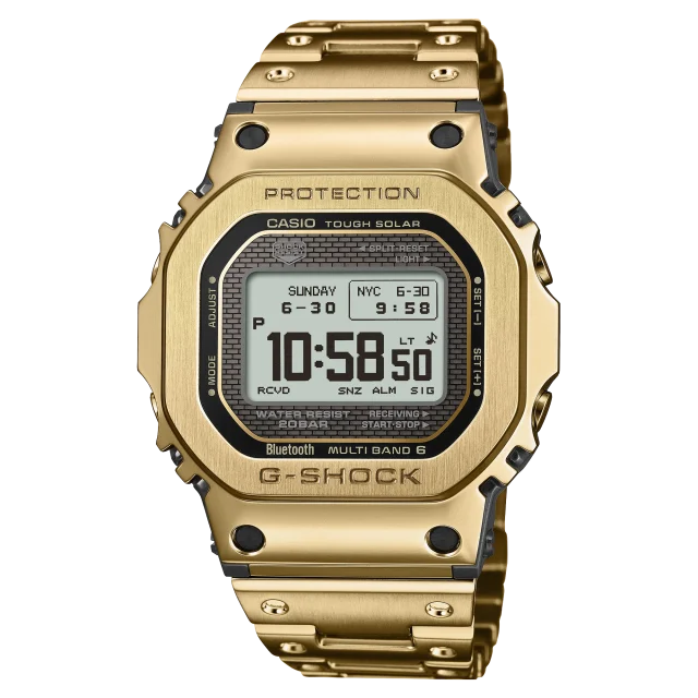 CASIO G-SHOCK GMW-BZ5000GD-9DR Full Metal Gold Tough Solar Bluetooth Watch