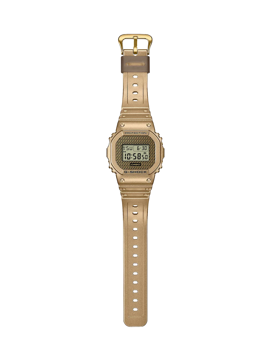 Casio G-Shock Gold Chain Box Set 200M WR - DWE5600HG-1D