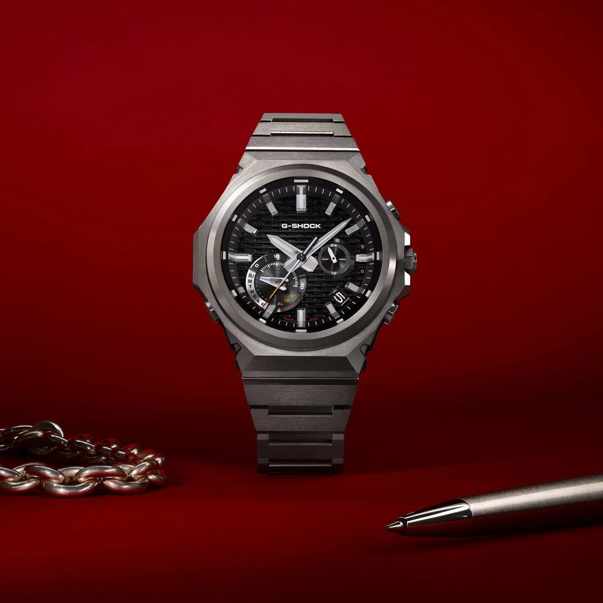 Casio G-Shock GST-B1000D-1ADR Tough Solar Bluetooth Analog-Digital Watch – Premium G-Steel