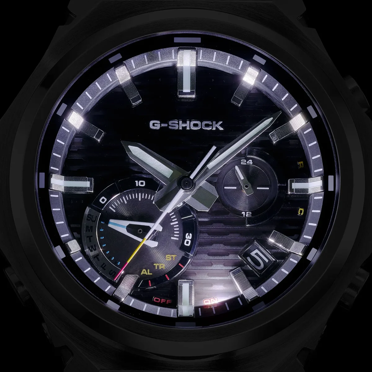 Casio G-Shock GST-B1000D-2ADR Tough Solar Bluetooth Analog-Digital Watch – Premium G-Steel
