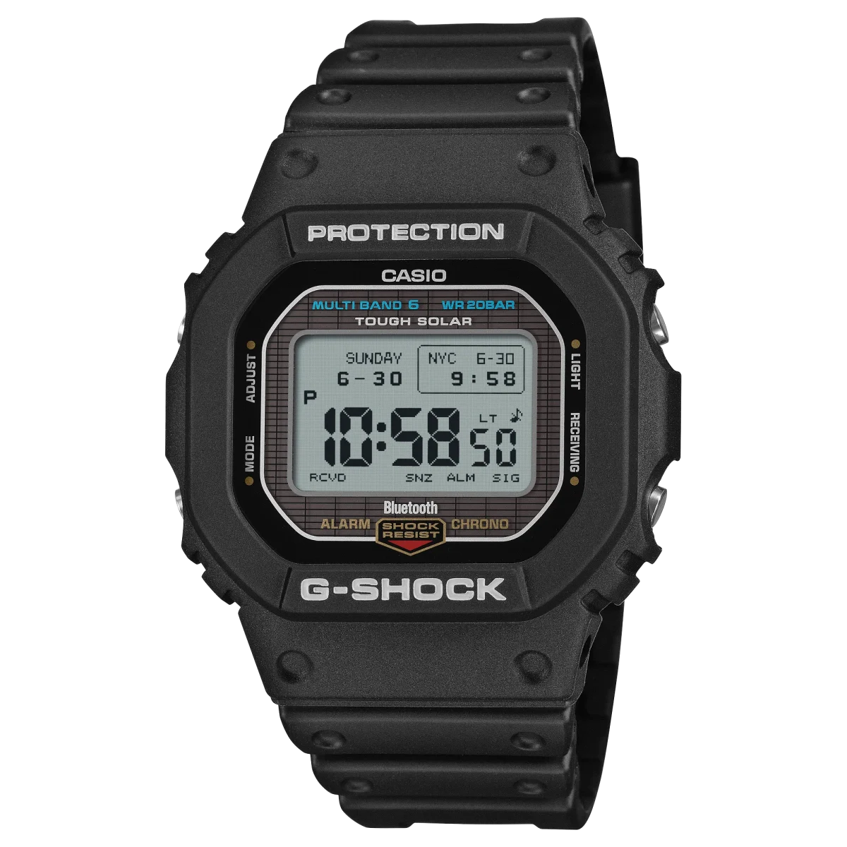 CASIO G-SHOCK GWBX5600-1D Bluetooth Solar Digital Watch, 200M Water Resistant