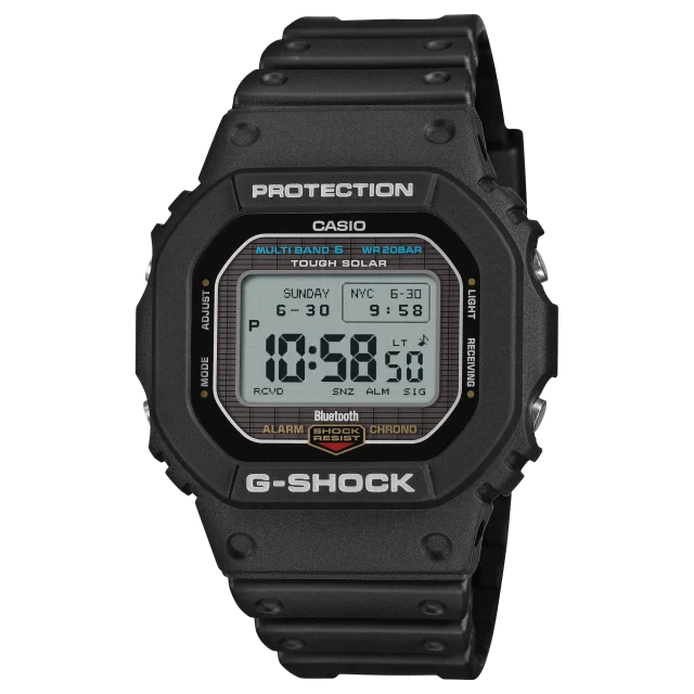 CASIO G-SHOCK GWBX5600-1D Bluetooth Solar Digital Watch, 200M Waterproof