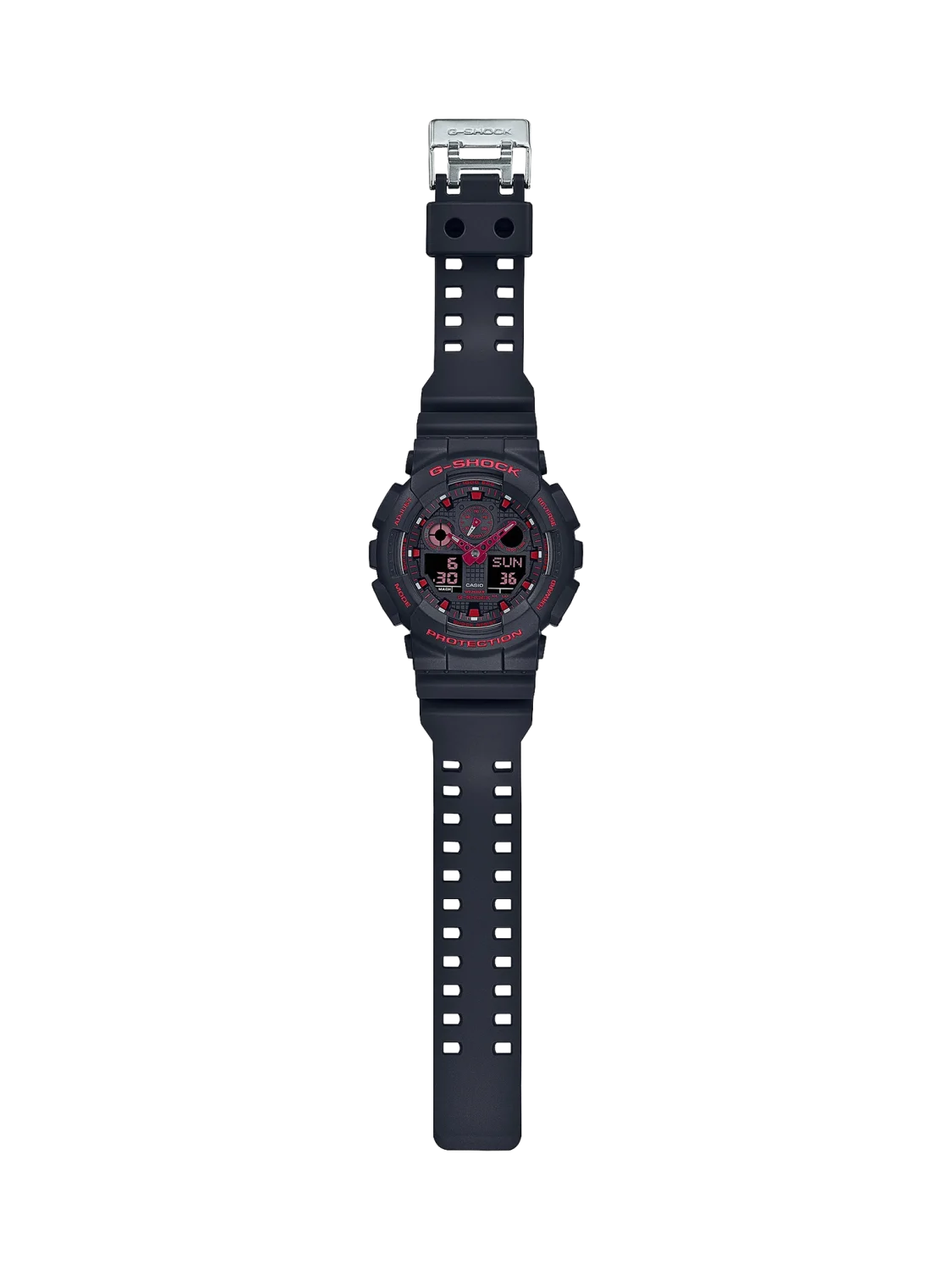CASIO G-SHOCK IGNITE RED WATCH - GA100BNR-1A