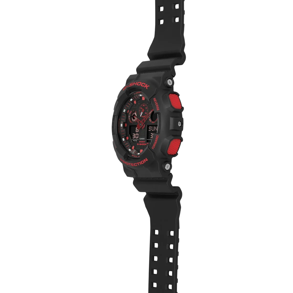CASIO G-SHOCK IGNITE RED WATCH - GA100BNR-1A