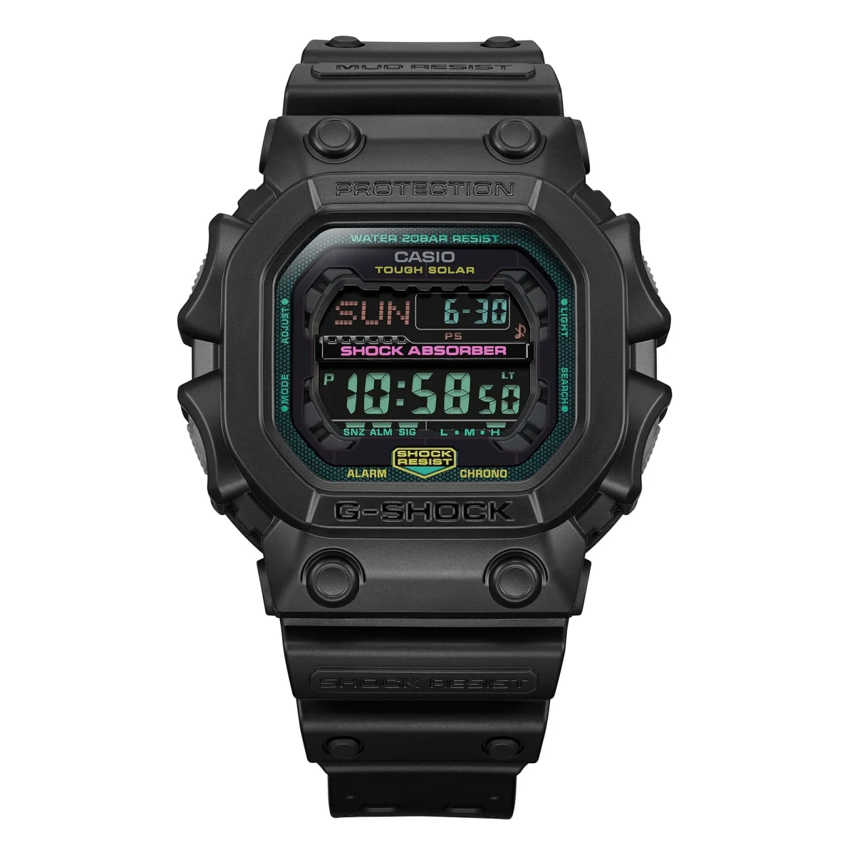 Casio G-Shock “King” Multi-Fluro Digital Watch Shock Resistant, 200M Water Resistant - GX56MF-1D