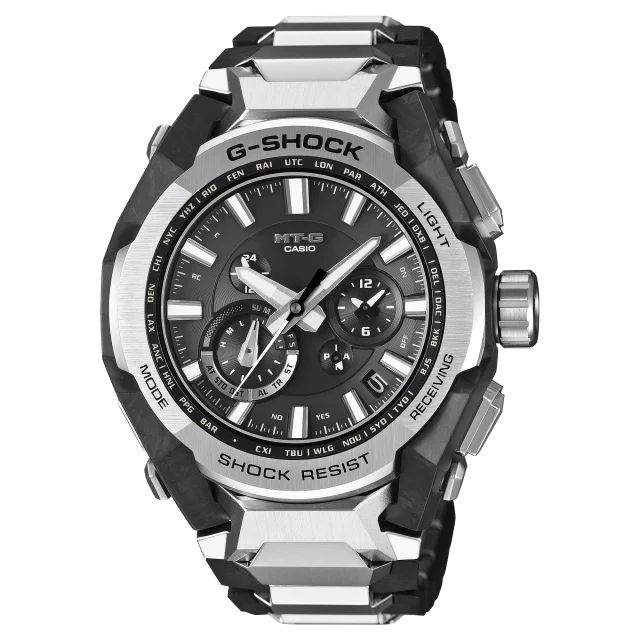 Casio G-Shock Men’s Watch – Tough Solar, Bluetooth, Stainless Steel - MTGB4000D-1A