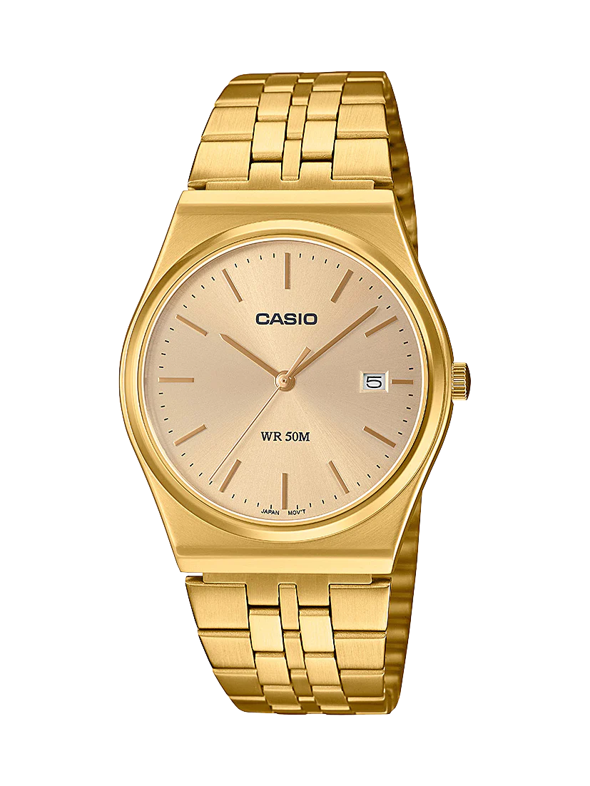 Casio Gents Analogue 50m Water Resistant Watch - MTPB145G-9A